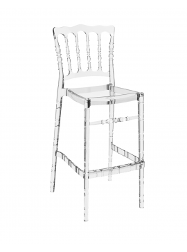  Siesta   Opera/S* Barstool Clear  metax-01-00-2728 διάστ.52.0000 x 48.0000 x 113.0000