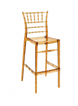  Siesta   Chiavari/ST-S* Barstool Transparent Gold  metax-01-00-2735 διάστ.52.0000 x 48.0000 x 113.0000