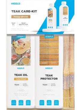  Higold   Teak Oil Set in Honey-Brown color  metax-01-00-2767 διάστ.0.0000 x 0.0000 x 0.0000