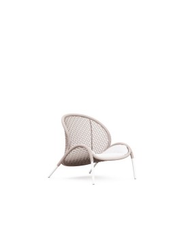  Azzurro Living   Dune/L-White Lounge Chair  metax-01-00-2802 διάστ.80.0000 x 95.0000 x 89.0000