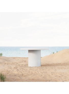  Azzurro Living   Big Sur/Τ oslash;122xh.79,5cm Τable White Rock  metax-01-00-2814 διάστ.122.0000 x 122.0000 x 79.5000