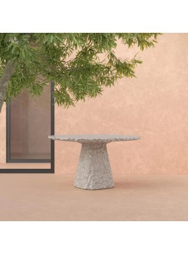  Azzurro Living   Panama/T-122x122xh.79,5cm Concrete Table Oat  metax-01-00-2815 διάστ.122.0000 x 122.0000 x 79.5000