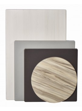    Werzalit/Topalit Table Top R60cm Mixed Colors  metax-01-00-2828 διάστ.60.0000 x 60.0000 x 0.0000