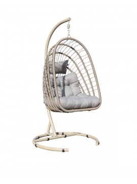    Boom Swing/Beige, Hanging Swing  metax-01-00-2865 διάστ.105.0000 x 122.0000 x 197.0000