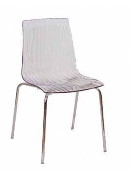 METAX-24 Καρέκλα Calima Διάφανο*  53. x 48. x 82. metax-01-00-874