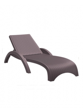  Siesta   Tropic* Sun-Lounger Brown  metax-01-02-392 διάστ.187.0000 x 73.0000 x 44.0000