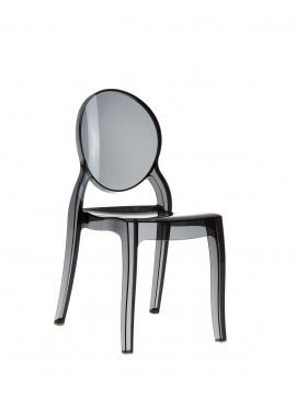  Siesta   Elizabeth* Chair Black Polycarbonate  metax-01-02-626 διάστ.50.0000 x 47.0000 x 90.0000