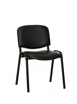    Visitor Chair Iso Black/Skai*  metax-01-02-952 διάστ.59.0000 x 53.0000 x 86.0000