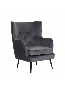 Liberta SERPATINA ΠΟΛΥΘΡΟΝΑ ΓΚΡΙ 75x79xH93cm 75x79xH93cm 01-2082