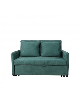 POCKET ΚΑΝΑΠΕΣ ΚΡΕΒΑΤΙ 2ΘΕΣΙΟΣ PETROL 134x101xH82,5cm 01-2134