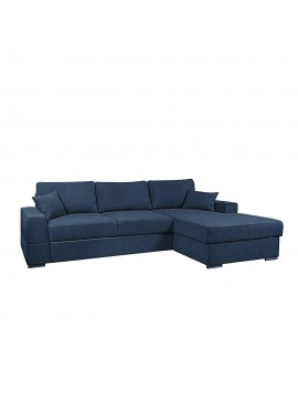 KUBA ΚΑΝΑΠΕΣ ΚΡΕΒΑΤΙ ΓΩΝΙΑ ΔΕΞΙΑ ΜΠΛΕ EVOLUTION 12 290x165xΗ88cm 01-2347
