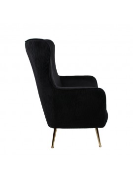 MADISON ΠΟΛΥΘΡΟΝΑ ΜΑΥΡΟ 78x88xH110cm 01-2565