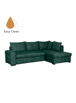BILL ΚΑΝΑΠΕΣ ΚΡΕΒΑΤΙ ΓΩΝΙΑ ΔΕΞΙΑ RACING GREEN 241x173xH94cm 01-2625
