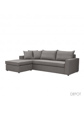 MIRO ΚΑΝΑΠΕΣ ΓΩΝΙΑ ΑΝΑΣΤΡΕΨΙΜΗ ΓΚΡΙ YES 161 250x170xH80cm 01-2884