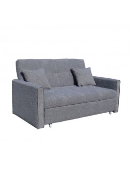 Liberta DUAL ΚΑΝΑΠΕΣ ΚΡΕΒΑΤΙ 2ΘΕΣΙΟΣ ΓΚΡΙ 153x89xH85cm 153x89xH85cm 01-3325