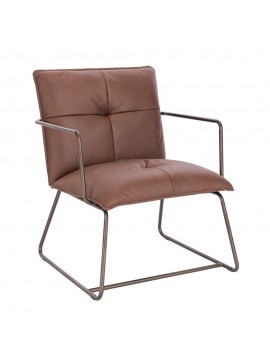 Liberta STANDBY ΠΟΛΥΘΡΟΝΑ ΕΠΙΣΚΕΠΤΗ ΚΑΦΕ GUNMETAL 65x67xH81cm 65x67xH81cm 01-3390