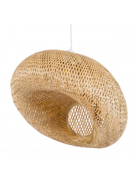 01724 GloboStar® GLOBOSTAR® CARIBBEAN 01724 Boho Κρεμαστό Φωτιστικό Οροφής με Ντουί 1 x E27 AC 220-240V IP20 - Μπεζ - Μ60 x Π60 x Υ38cm