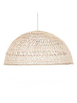 01728 GloboStar® GLOBOSTAR® COMORES 01728 Boho Κρεμαστό Φωτιστικό Οροφής με Ντουί 1 x E27 AC 220-240V IP20 - Μπεζ - Μ60 x Π60 x Y30cm