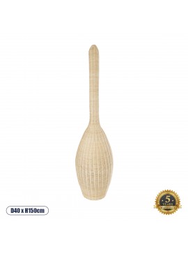 01845 GloboStar® GLOBOSTAR® PARADIS 01845 Boho Επιδαπέδιο Φωτιστικό με Ντουί 1 x E27 AC 220-240V IP20 - Μπεζ - Μ40 x Π40 x Υ150cm