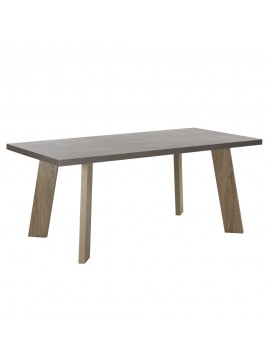 BONDI ΤΡΑΠΕΖΙ CEMENT SONOMA ΣΚΟΥΡΟ 180x90xH75cm 02-0365