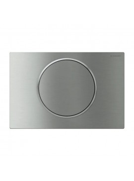 Geberit ΠΛΑΚΕΤΑ KAZANAKIOY SIGMA10 BRUSHED ΔΑΚΤΥΛ. ΧΡΩΜΕ ΓΥΑΛΙΣΤ. 115.758.SN.5 GEBERIT KANEL-201.115758SN5