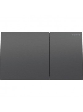 Geberit ΠΛΑΚΕΤΑ ΚΑΖΑΝΑΚΙΟΥ SIGMA70 ΜΑΥΡΗ ΧΡΩΜΕ BRUSHED 115.622.QD.1 GEBERIT KANEL-201.115622QD1