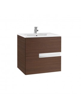 Roca ΕΠΙΠΛΟ ΜΠΑΝΙΟΥ 60x46x56,5cm 2 ΦΥΛ. VICTORIA-N ΜΕ ΝΙΠΤΗΡΑ 154 WENGE ROCA KANEL-386.A855834154