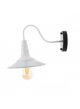 Artekko Aluminum Φωτιστικό Απλίκα Μονόφωτο (Ε27) Λευκό με Καθρέφτη (24x24x14)cm Artekko 023-3326