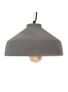 Artekko Cement Φωτιστικό Οροφής Μονόφωτο (Ε27) Τσιμεντένιο Γκρι (28x28x15)cm Artekko 023-3335