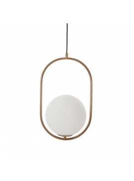 Artekko Iron Φωτιστικό Οροφής Μονόφωτο (Ε27) Μεταλλικό Χρυσό Artekko 023-3342