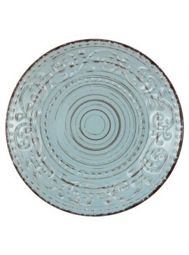 Artekko Rustic Aqua  Πιάτο Φαγητού Κεραμικό Γαλάζιο (27,94x27.94x3.1)cm Artekko 0275-AQUA