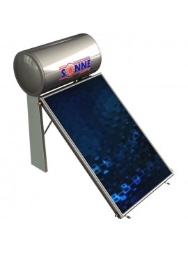 Sonne ΗΛΙΑΚΟΣ ΘΕΡΜΟΣΙΦΩΝΑΣ GLASS ΔΙΠΛΗΣ ΕΝΕΡΓΕΙΑΣ 160L 1x2,40m² ΤΑΡΑΤΣΑΣ PHAETHON SONNE KANEL-344.16024