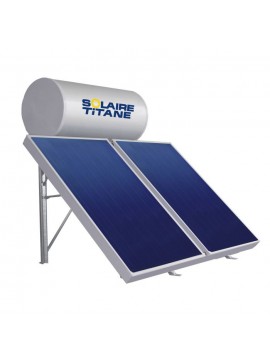 Solaire Titane ΗΛΙΑΚΟΣ ΘΕΡΜΟΣΙΦΩΝΑΣ GLASS ΔΙΠΛΗΣ ΕΝΕΡΓΕΙΑΣ ST150T 2x1,50m² ΤΑΡΑΤΣΑΣ SOLAIRE TITANE KANEL-444.1.15030