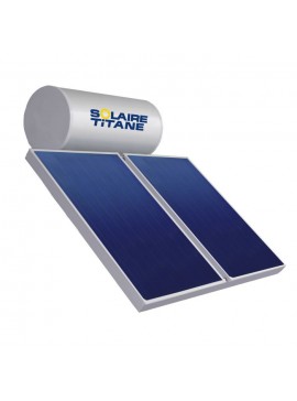 Solaire Titane ΗΛΙΑΚΟΣ ΘΕΡΜΟΣΙΦΩΝΑΣ GLASS ΔΙΠΛΗΣ ΕΝΕΡΓΕΙΑΣ STK200T 2x1,50m² ΚΕΡΑΜΟΣΚΕΠΗΣ SOLAIRE TITANE KANEL-444.1.20030Κ