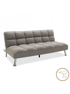 Καναπές-κρεβάτι Mour Intrahome 3θέσιος με ύφασμα γκρι 189x92x82εκ INTRAPA-146111120