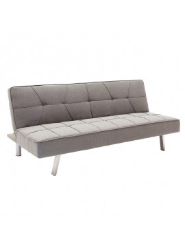 Καναπές-κρεβάτι Travis pakoworld 3θέσιος ύφασμα γκρι 175x83x74εκ 035-000061