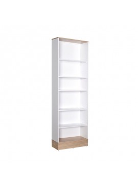 Intrahome Βιβλιοθήκη Bator Intrahome σε λευκό- oak χρώμα 60x26x197εκ | SKU: INTRAPA-140111315