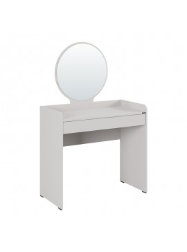 Τουαλέτα κρεβατοκάμαρας με καθρέπτη Nashi Ι pakoworld σε mink απόχρωση 90x47x147εκ