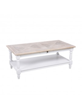 Liberta HISTORY COFFEE TABLE ΛΕΥΚΟ ΦΥΣΙΚΟ 125x64xH50cm 125x64xH50cm 04-0689