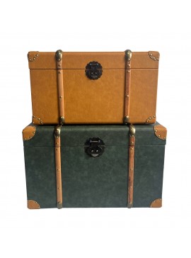 Liberta SADAR ΜΠΑΟΥΛΑ SET 2ΤΜΧ ΛΑΔΙ ΜΟΥΣΤΑΡΔΙ 64x40xH40cm 64x40xH40cm 04-0935