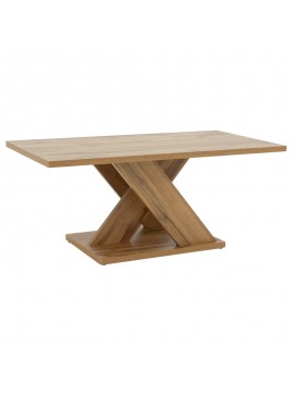 Τραπέζι σαλονιού Solange pakoworld χρώμα sonoma 110x55x47.5εκ 049-000061