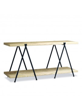 Liberta ALPHA ΚΟΝΣΟΛΑ WHITE WASHED 154x51xH76cm 154x51xH76cm 05-0198