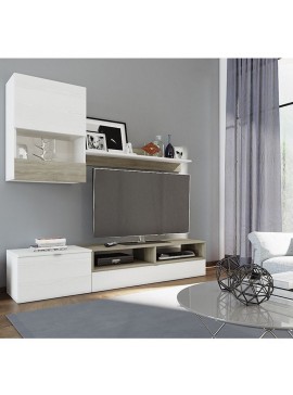 TREE ΣΥΝΘΕΤΟ SONOMA ΣΚΟΥΡΟ ΛΕΥΚΟ 175x39xH180cm 05-0409