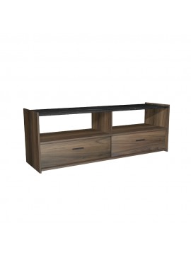 CARACAS TV STAND ΚΑΡΥΔΙ ΠΕΤΡΑ 141,2x39xH50cm 05-0493