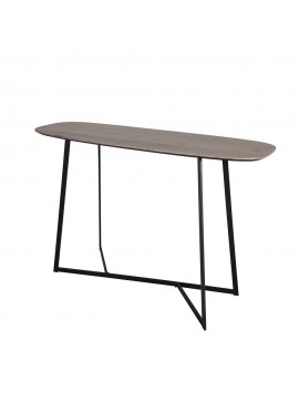 HOOPER ΚΟΝΣΟΛΑ TAUPE ΜΑΥΡΟ 120x40xH80cm 05-0507