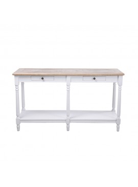 Liberta HISTORY ΚΟΝΣΟΛΑ ΛΕΥΚΟ ΦΥΣΙΚΟ 143x48xH79cm 143x48xH79cm 05-0606