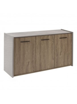 Liberta BONDI 2 ΜΠΟΥΦΕΣ SONOMA ΣΚΟΥΡΟ CEMENT 160x45xH85cm 160x45xH85cm 05-0621