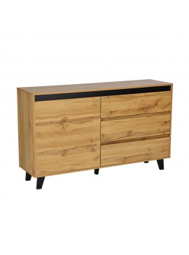 Liberta ARABICA ΜΠΟΥΦΕΣ SONOMA ΜΑΥΡΟ 138x38xH83cm 138x38xH83cm 05-0745