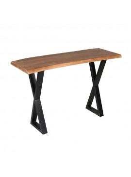 Liberta MINGLE ΚΟΝΣΟΛΑ ΚΑΡΥΔΙ ΜΑΥΡΟ 120x40xH76cm 120x40xH76cm 05-0764