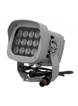 05021 GloboStar® LED Προβολέας Αρχιτεκτονικού Φωτισμού GENIUS DMX512 24W CREE 24v 2400lm Δέσμης 10° Μοιρών Αδιάβροχος IP67 RGB GloboStar 05021